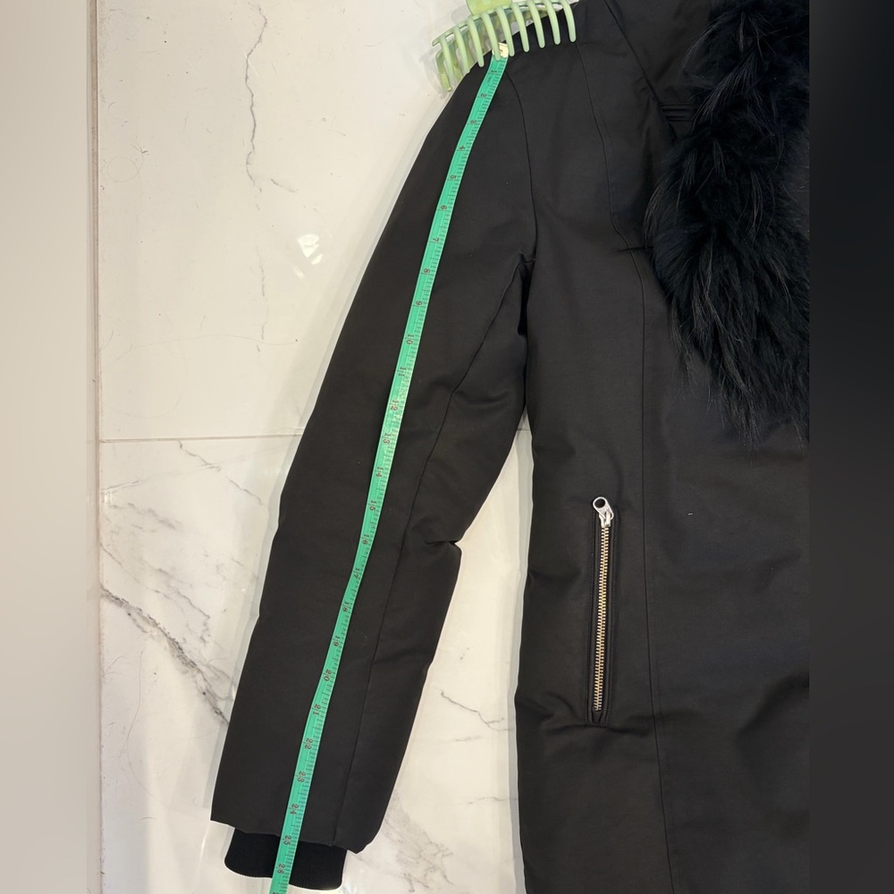 Mackage Black Fur-Trimmed Puffer Jacket - Picture 11 of 11